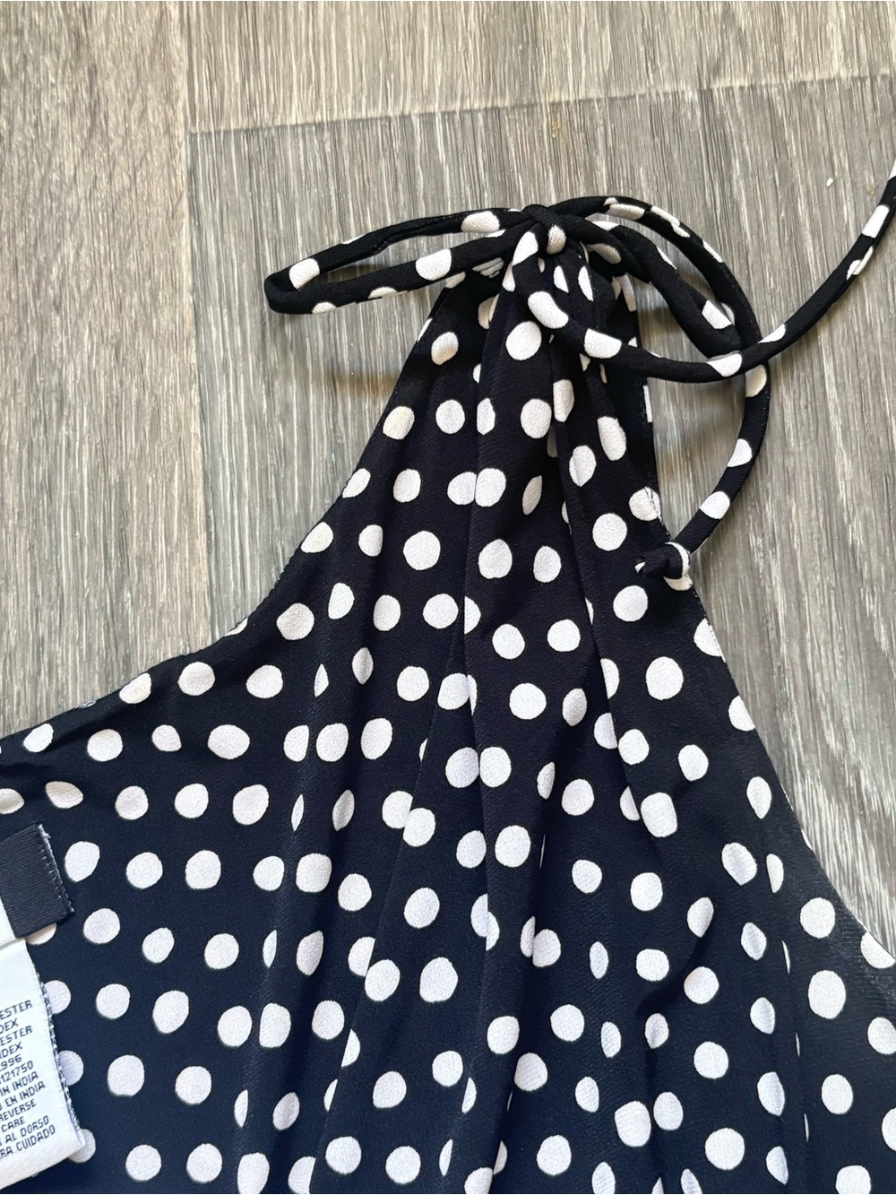 Studio 1940 black and white polka dot midi dress - Picture 4 of 4